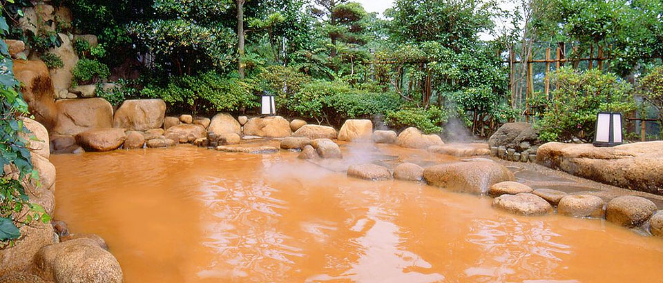 At the three big public baths, the famous Golden Spring of Arima is available.