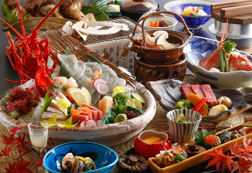 お部屋食旬会席料理