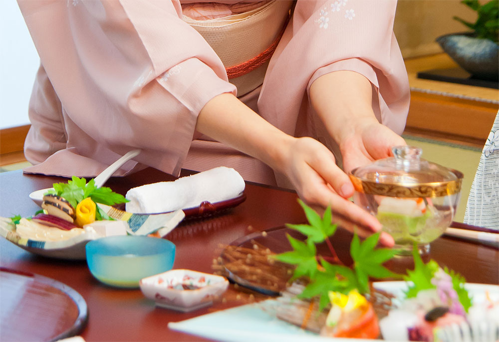 お部屋食旬会席料理