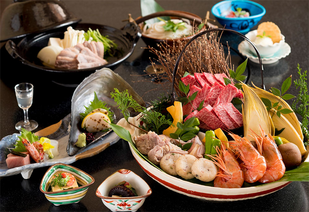 炭火焼会席料理