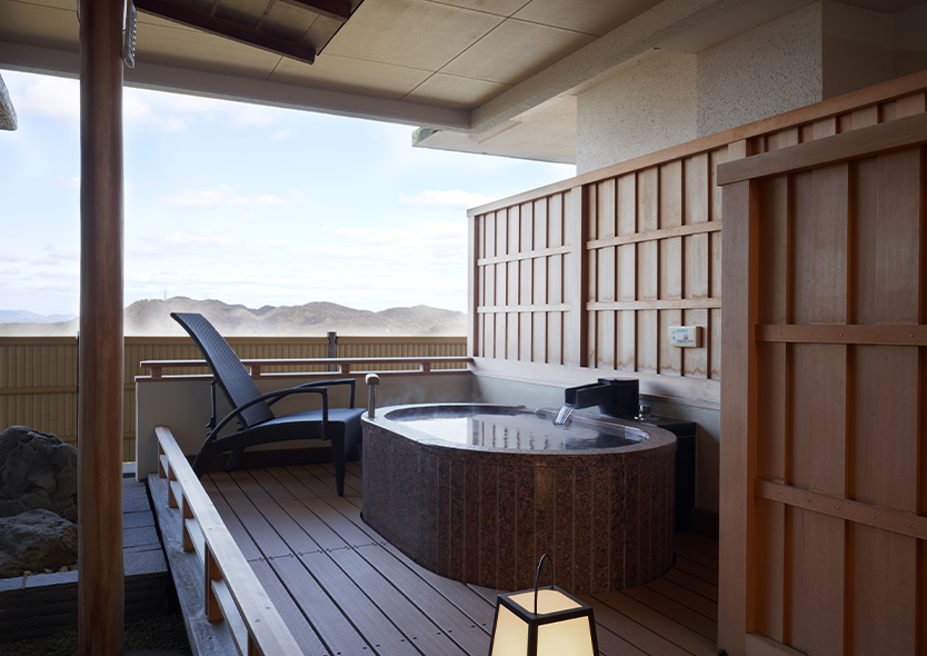 Japanese-Modern Guest Room “Suiran” with Scenic Open-Air Bath photo