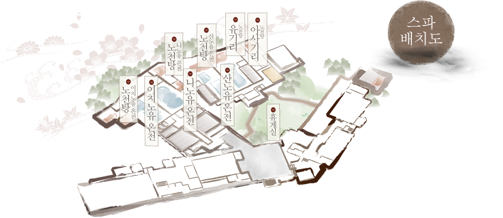 Onsen floor map