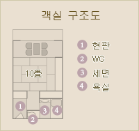 서관객실 구조도