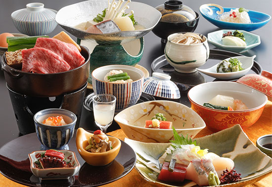 画像:会席料理 梅コース