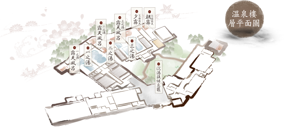 Onsen floor map